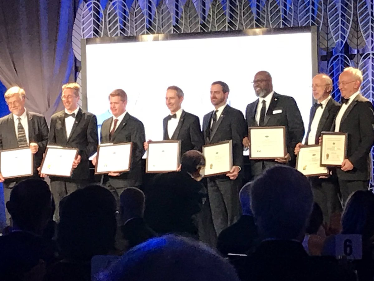The first group of SMPTE fellows elevated for their many achievements ....including from <a href="/smpteuk/">SMPTE UK Section</a> . David Lyon Dr Simon Jones and John Fletcher. #smpte2018