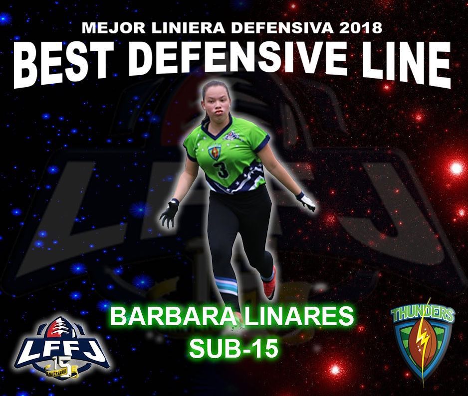 thunderspanama's tweet image. @lffjuvenil Felicidades a LA MEJOR DLine de la categoría #Sub15Fem2018 Barbara Linares de las @thunderspanama  #ProudThunders #ThundersNation #GOTHUNDERS