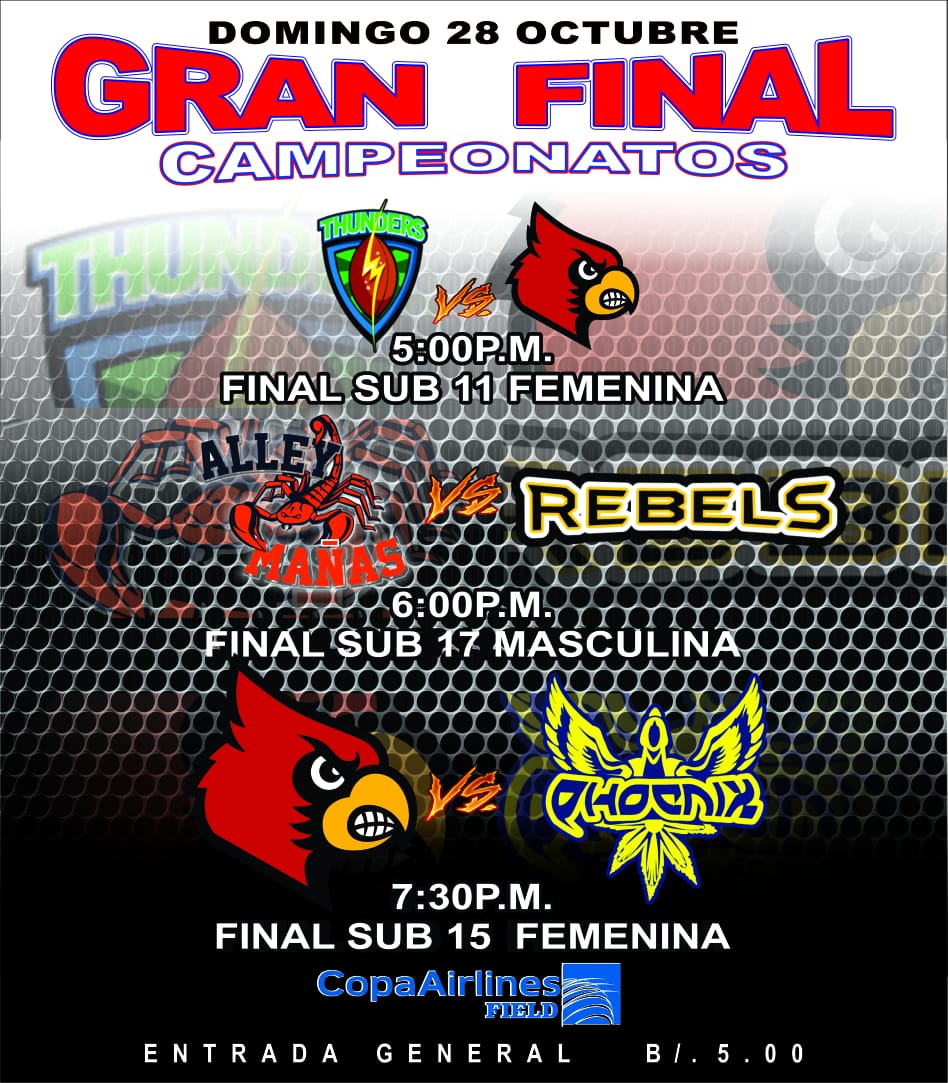 thunderspanama's tweet image. @lffjuvenil Acompáñanos en este día especial LA GRAN FINAL
#ProudThunders #Sub11Fem2018sta del este  #GOTHUNDERS  #ThundersNation No te pierdas la finales de las categorías sub11,15 y 17 con el artista invitado el @sechmusic, Estadio @cdesportcente a partir de la 5:00 pm.