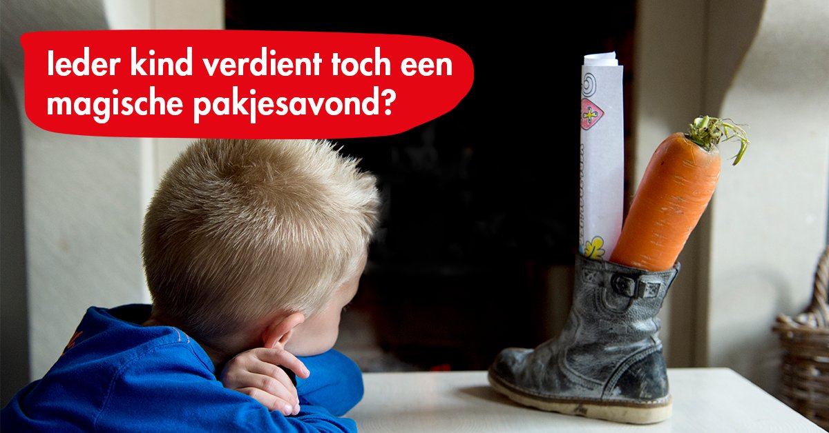 Voor 1 op de 9 kinderen in Nederland is het niet vanzelfsprekend dat zij een Sinterklaascadeau krijgen. Doneer een cadeautje en geef hen een onvergetelijk Sinterklaasfeest. kinderhulp.nl/pakjesavond/
