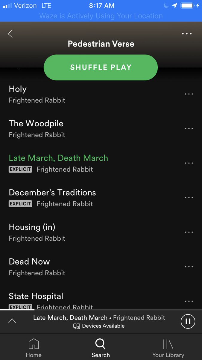 culhane's tweet image. #frabbit fans... maybe I’m missing it in Scott’s beautiful Scottish accent... why does this song get the #explicit tag on Spotify? #lateMarchDeathMarch @FRabbits