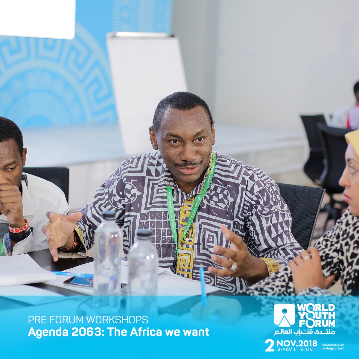 wyfegypt's tweet photo. Entrepreneurship is essential to development. During our pre-forum "Agenda 2063: The Africa we want," workshop. Arab and African youth discussed the importance of entrepreneurship in different fields; medical, agricultural, energy, trade, and even housing. 
#WorldYouthForum https://t.co/XATk4ShdmC