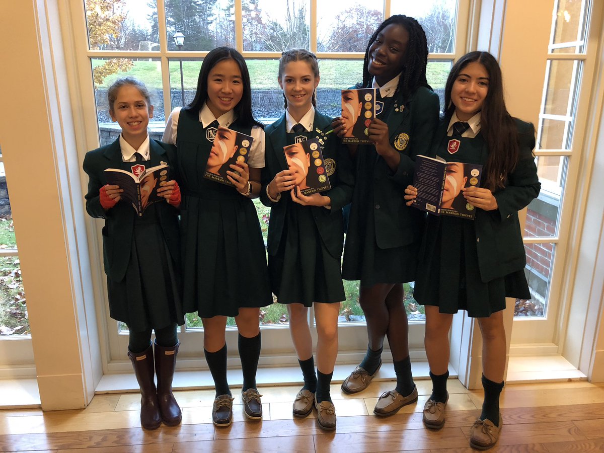 jadykerman's tweet photo. The Grade 9 class has started their first novel study of “The Marrow Thieves”. We are excited for some great conversation about this fantastic read! Any chance @cherie_dimaline would Skype in or video chat with this group sometime? I know they are going to have lots of questions! https://t.co/oE33mqUpzo