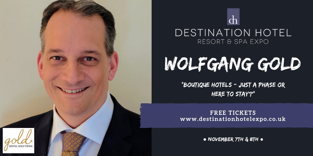 DestinationHRS's tweet image. Make your way to Theatre 9 by 11am to catch Wolfgang Gold (Gold hotel Solutions) seminar on &quot;Boutique Hotels: Just a phase or here to stay.&quot; | #DestinationBiz