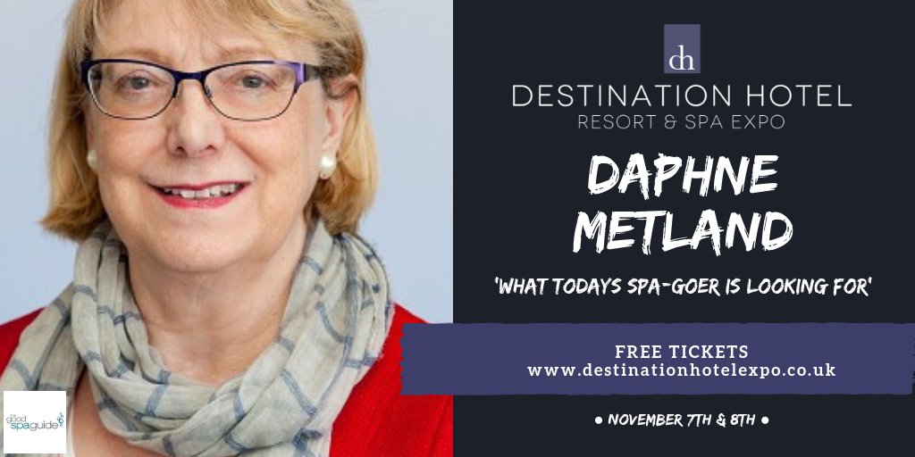 DestinationHRS's tweet image. Head over to Theatre 9 at 11:45am to watch Anna Ramsay (@GoodSpaGuide) seminar on &quot;What today&apos;&apos;s spa-goer is looking for.&quot; | #DestinationBiz