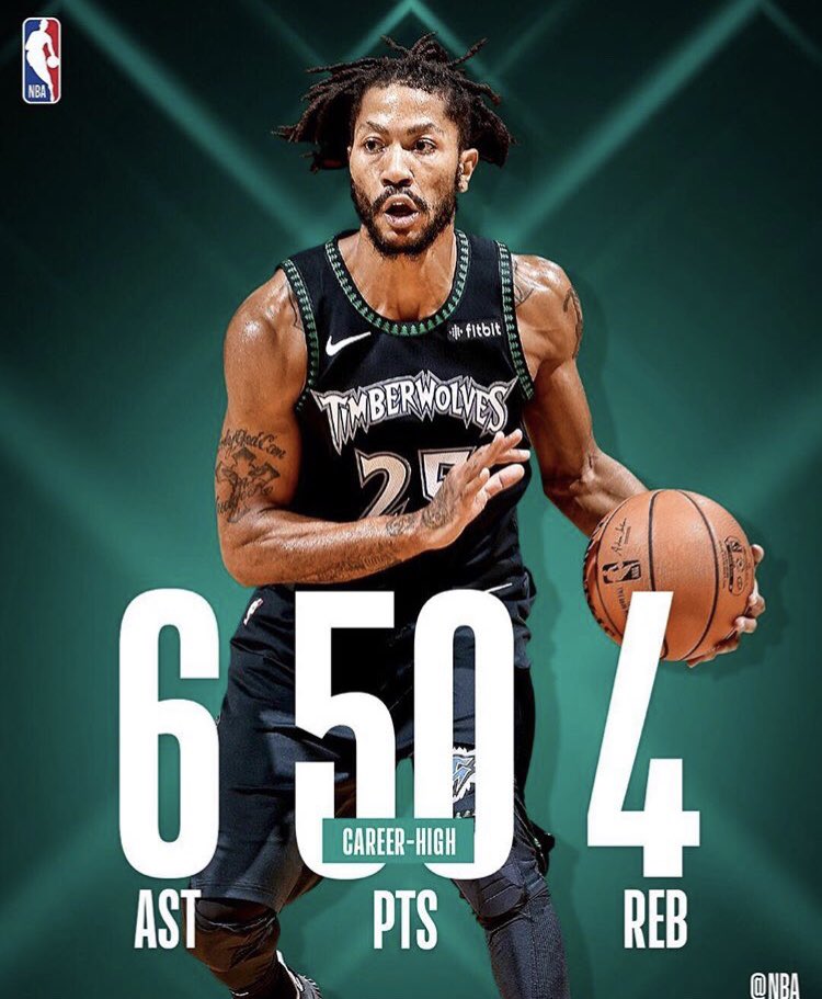 NBABlog3's tweet image. Forever a legend.... live love drose 🌹🌹🌹#drose #Derrick #rose #nba #Timberwolves #win #50 #legend #mvp #6man