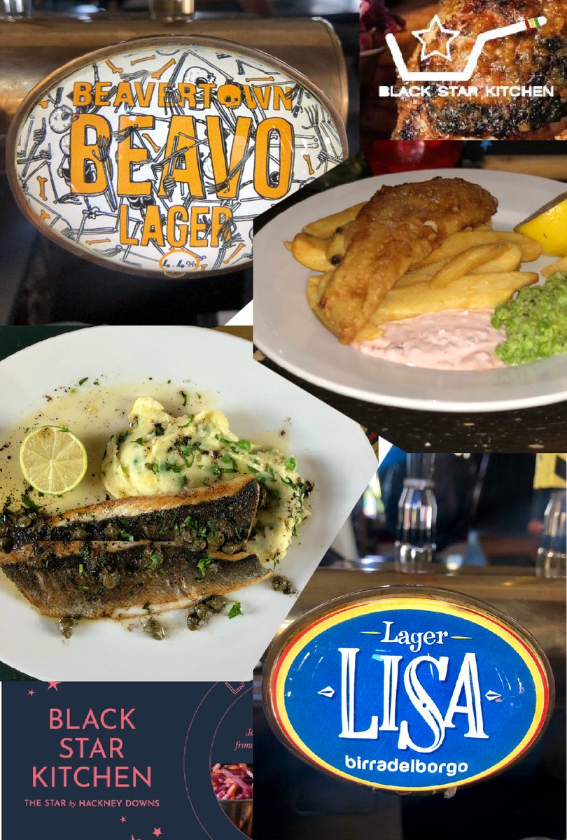 It Friday peeps!!🤗
We are launching 2 new amazing lagers! 
The Beavo Lager by <a href="/beavertownbeer/">Beavertown Brewery</a> 
Lisa by <a href="/birradelborgo/">Birra del Borgo</a> ! Such tasty lagers ,perfect to pair with Fish Fridays options : 
🐠fish &amp; chips
🐟sea bass by <a href="/bsklondon/">bsklondon</a> 
Dj starting at 9pm 
Happy hour prices till 7pm