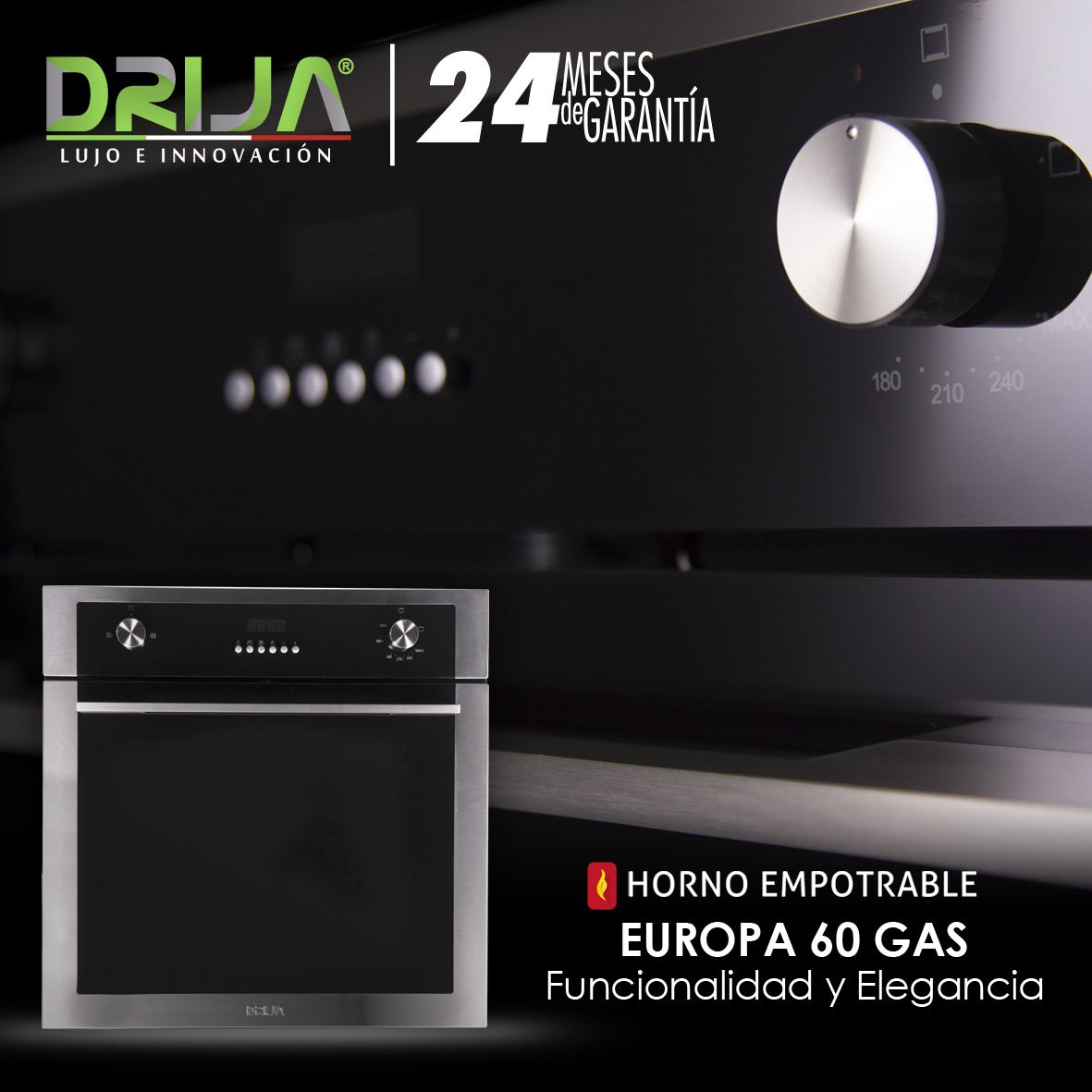 EUROPA 60 GAS GRILL - Drija International - Lujo e Innovación