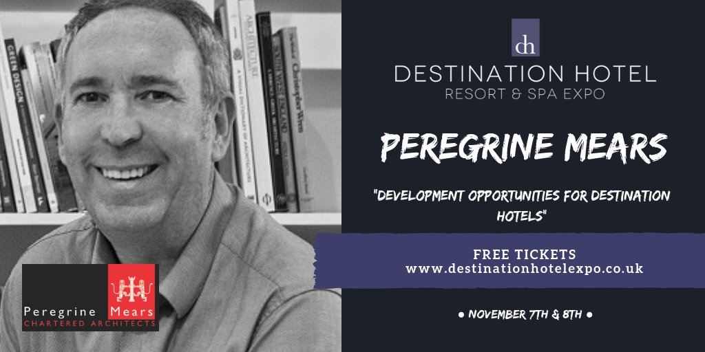 DestinationHRS's tweet image. Make your way to Theatre 9 by 2pm to catch Peregrine Mears (@MearsArchitects) seminar on &quot;Development Opportunities for Destination Hotels.&quot; | #DestinationBiz