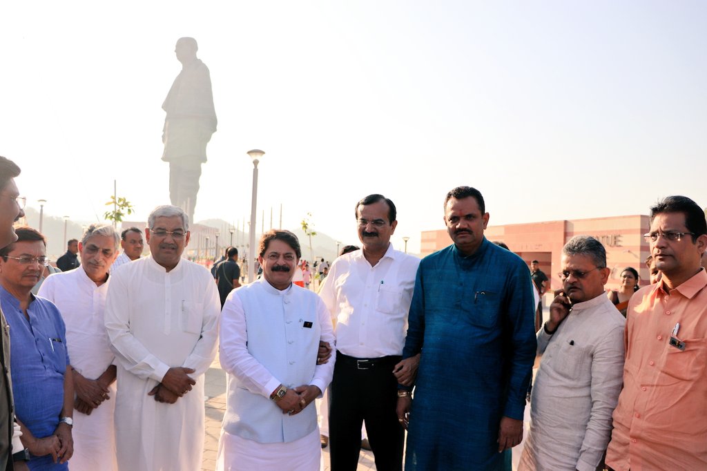 trajendrabjp's tweet photo. Visit to #ViewingGallery and #Museum.
Inauguration of #StatueofUnity on the occasion of birth anniversary of Shri. #SardarVallabhbhaiPatel in the august presence of
Hon'ble #PrimeMinister
Shri. #NarendraModi ji. https://t.co/YXFCZpAIOr