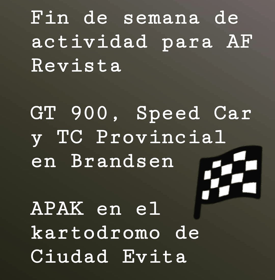 almafierreraweb's tweet photo. 🏁 Fin de semana de actividad para @alma_fierrera #AFRevista. https://t.co/w3yZbH4rku