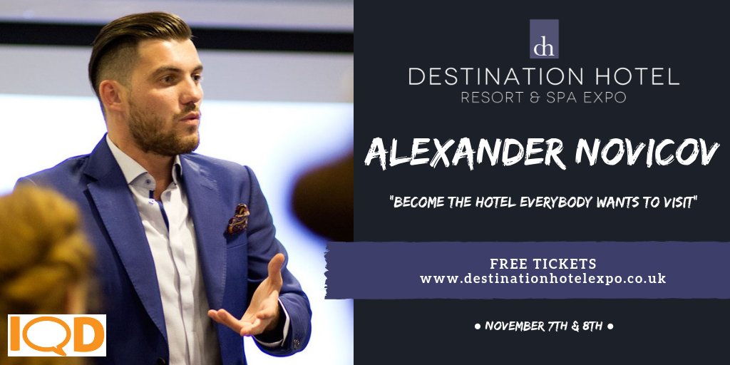 DestinationHRS's tweet image. Head over to Theatre 9 by 12.30pm to see @alexnovicov seminar on &quot;Become the Hotel Everybody Wants to Visit.&quot; | #DestinationBiz