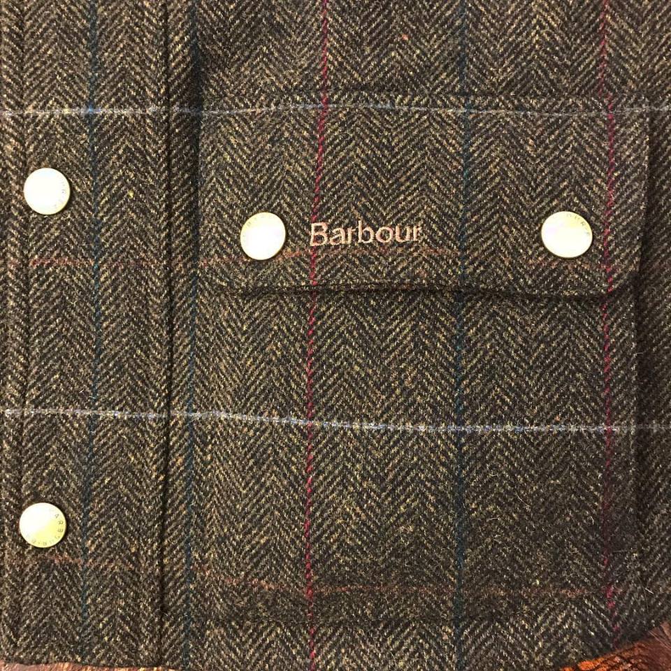 barbour tweed gilet