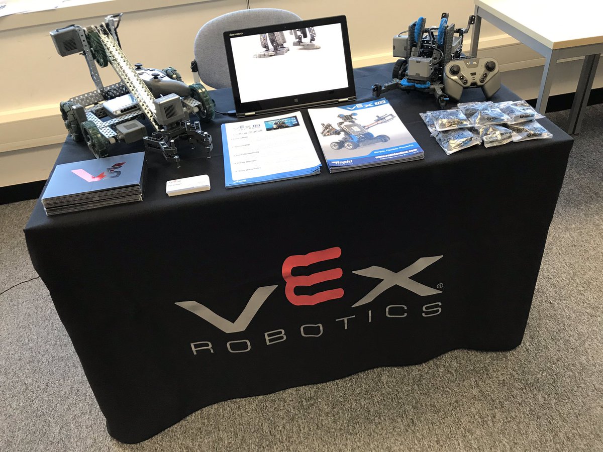 VEXRoboticsUK's tweet image. Today is the @CompAtSch South West Conference @PlymUni We have talks on #VEXIQ and #VEXEDR linking with Computer Science later today. #CASPlym18 #CS #STEM #Coding
