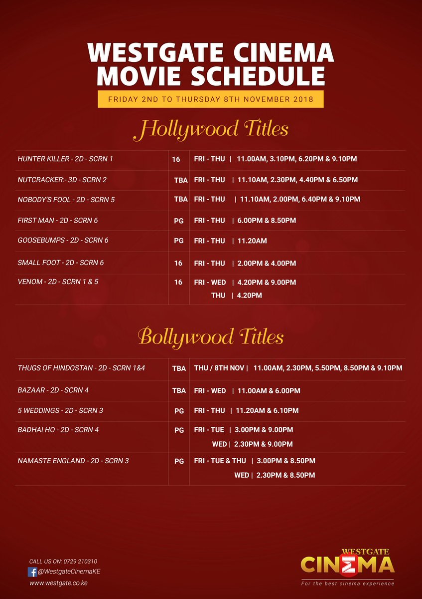 premiere cinema 6 westgate mall