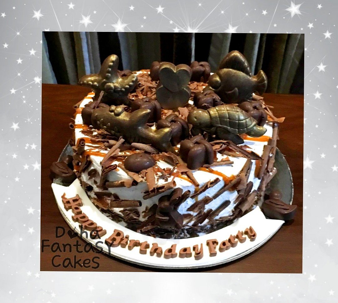 DohaFantasyCake's tweet photo. Sea-Themed Freshcream Cake
#seacake #chocolateanimals
#creamcake #cakesqatar #dohafantasycakes https://t.co/sP9DN5ipCt