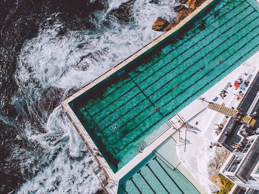 bondi_izzy's tweet photo. Happy weekend ahead friends old and new, and you I haven't thanked yet, from a steamy Sydney! Let's take the plunge. Keep cool. https://t.co/SpmtxSU49J
