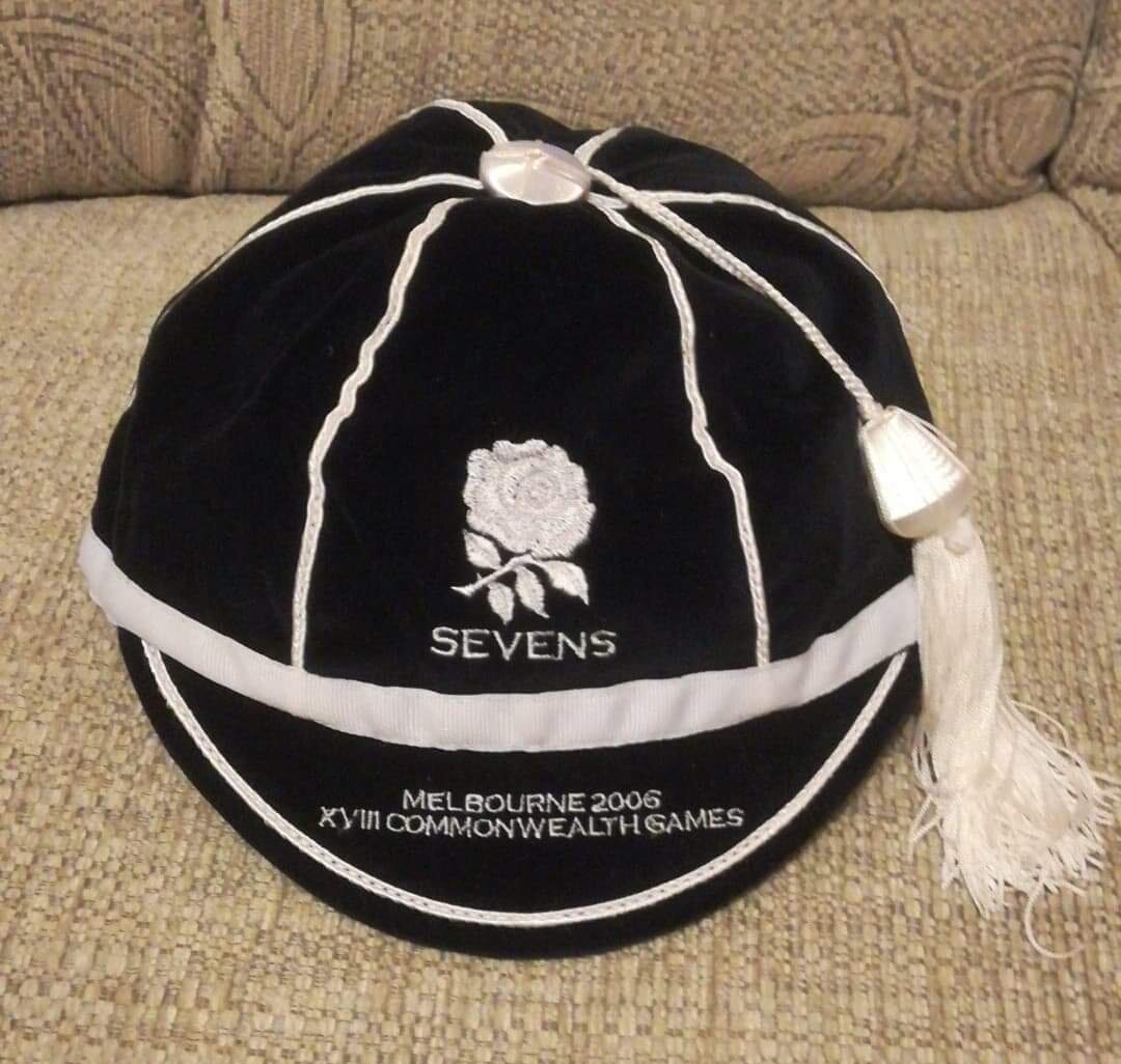 An #Englandrugby 7s cap awarded for the 2006 #Commonwealthgames in #Melbourne. #rugbyhistory #rugby #rugbyunion #AutumnInternationals  #rugbyunited #rugbysevens #rugby7s