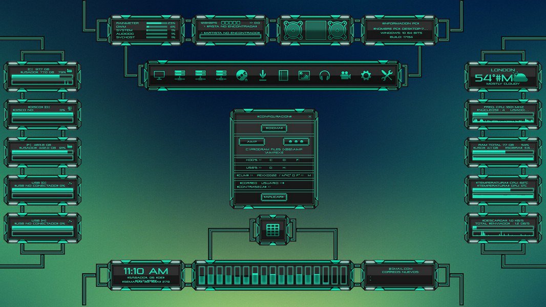 Evolucion Skins
visualskins.com/skin/evolucion
#rainmeters, #rainmeterskin, #customization, #desktop, #desktopsetup, #desktopmodification, #visualstyle, #windows, #desktoptheme, #skin
