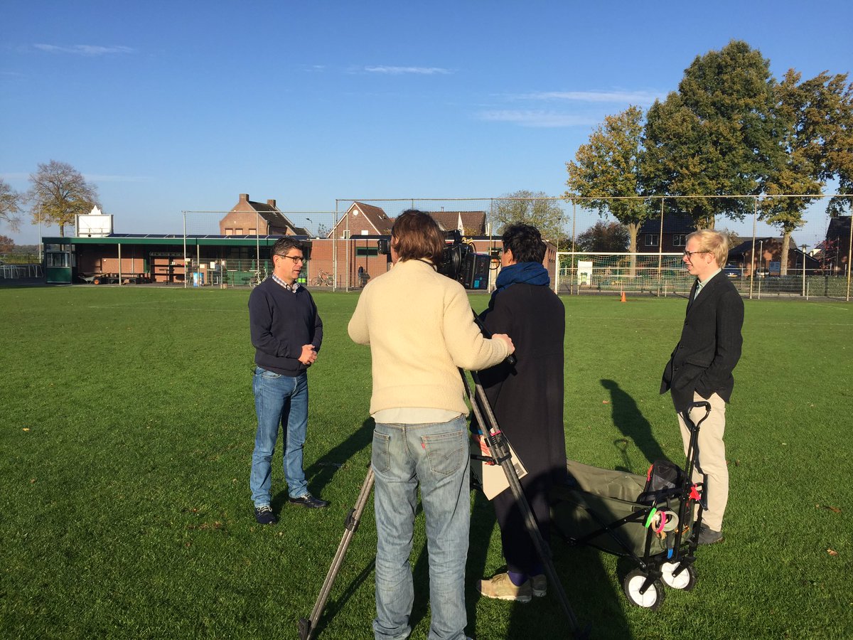 We zijn met het ministerie van BZK aan het filmen bij de Solberg in Beesel voor het congres Van Krimp naar Kracht