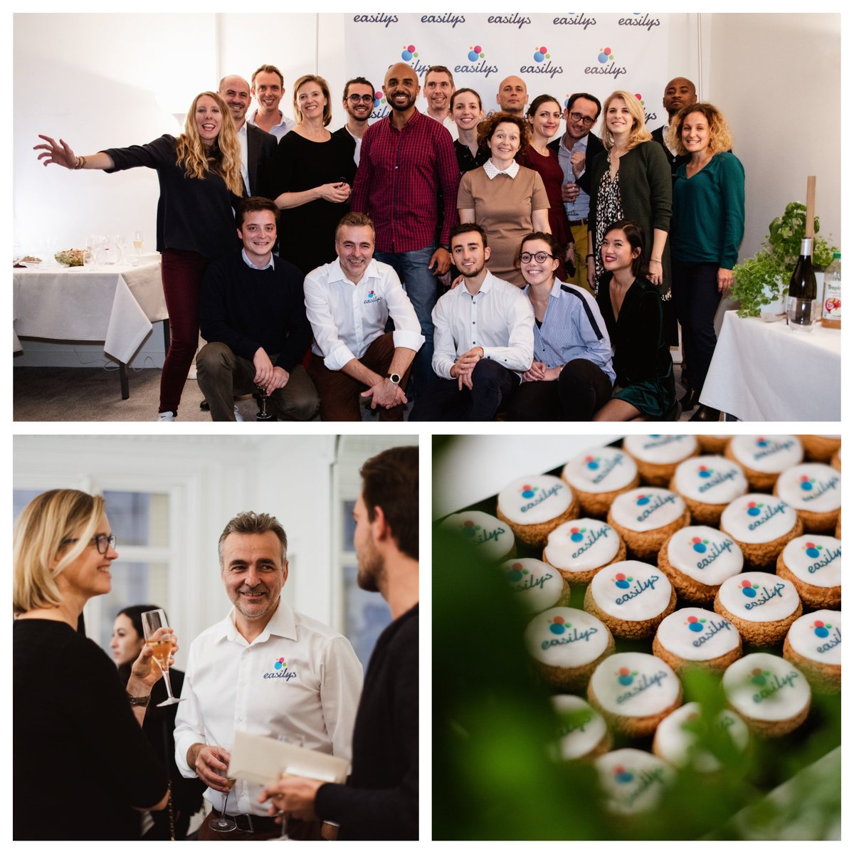 JoinEasilys's tweet photo. Qui dit nouvelles équipes dit ... Nouveaux bureaux ! 😀  
@emmanuelgrelaud, Président co-fondateur a accueilli clients, partenaires, journalistes et amis pour fêter l’inauguration de notre bureau parisien.
Une première étape dans notre plan de développement à l'international ! 🌎 https://t.co/DKm6p69D6l