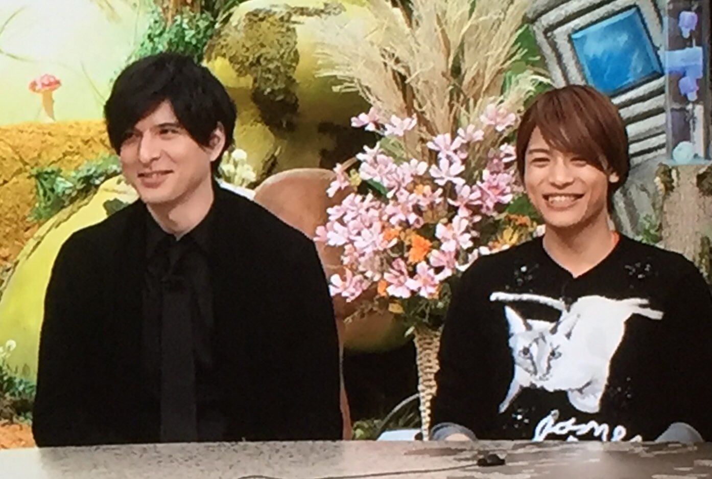 がんば A V Twitter 城田優さんと中間淳太さんが並ぶ美しい世界 ちちんぷいぷい 中間淳太 T Co J2wtettzdn Twitter