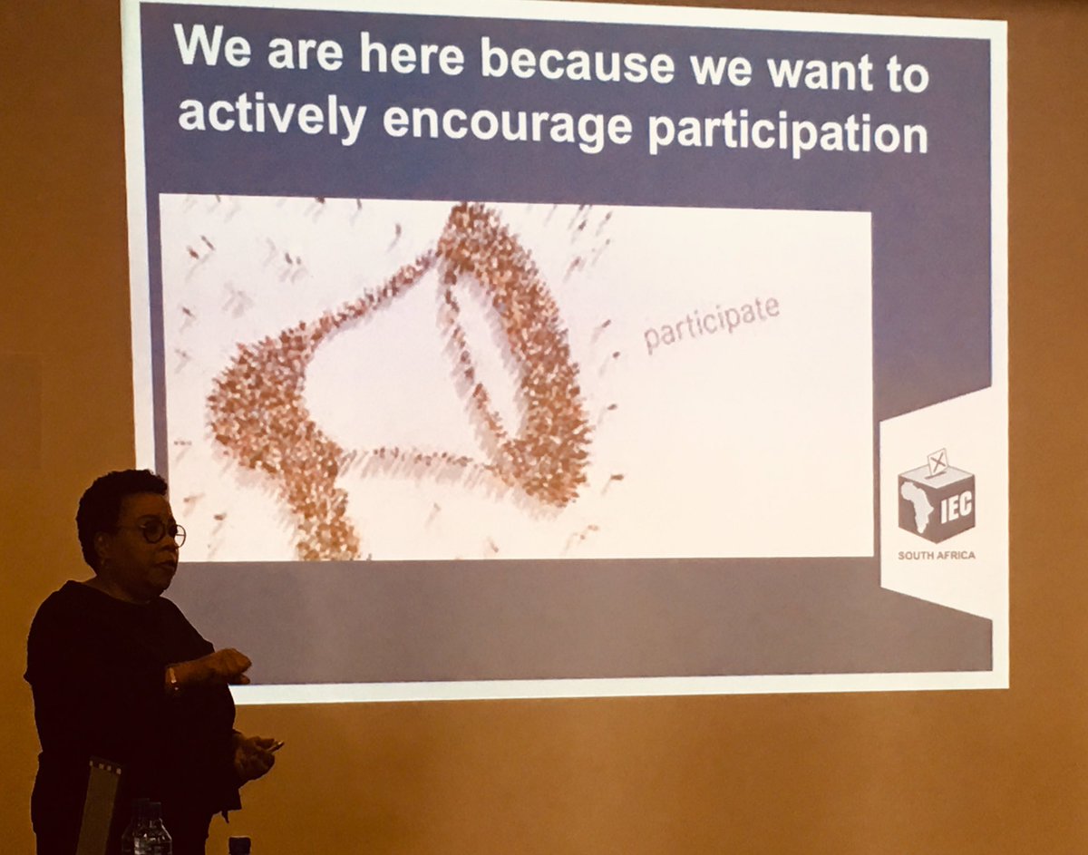 HannsSeidelSA's tweet photo. Dr Nomsa Masuku, Commissioner at the @IECSouthAfrica , talks at our Civic Education Network Steering Committee Meeting, sharing her rich experience, insights &amp; wisdom. For civic education to matter, it must engage mind, body and soul - educate, engage, empower. #CENESA https://t.co/SG2BaVpT7V