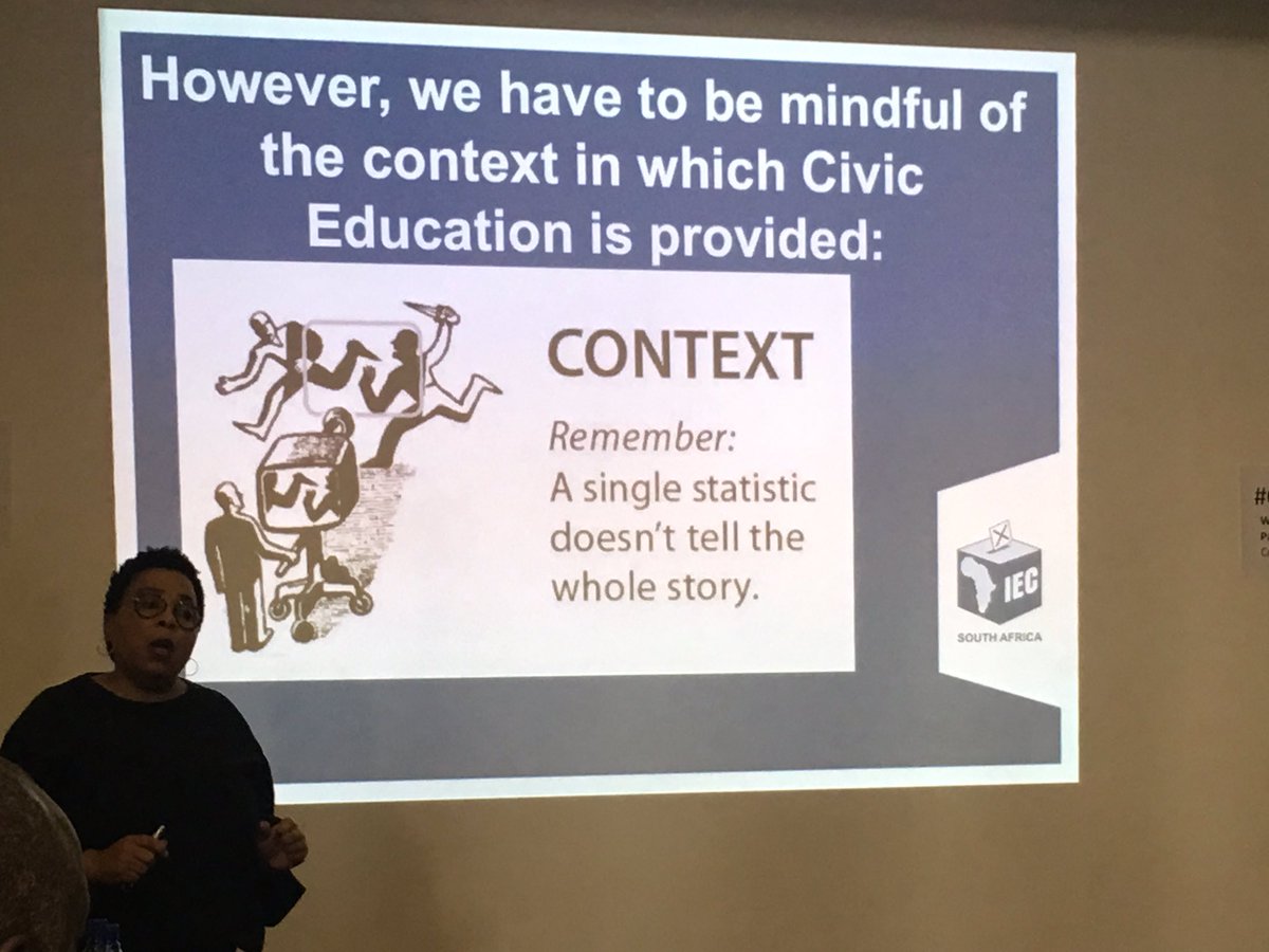 HannsSeidelSA's tweet photo. Dr Nomsa Masuku, Commissioner at the @IECSouthAfrica , talks at our Civic Education Network Steering Committee Meeting, sharing her rich experience, insights &amp; wisdom. For civic education to matter, it must engage mind, body and soul - educate, engage, empower. #CENESA https://t.co/SG2BaVpT7V