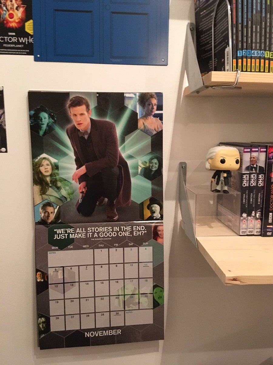 whoniverse_at's tweet photo. New Month = new Calendarpage:
NOVEMBER 2018, Geronimo
#whoniverse_at #DoctorWho #TARDIS #BBC
#Calender2018 #November2018 #11thDoctor #MattSmith #Geronimo #AdventuresInTimeAndSpace #DoctorWhoFansOfAustria https://t.co/Eyvx1pKqTb