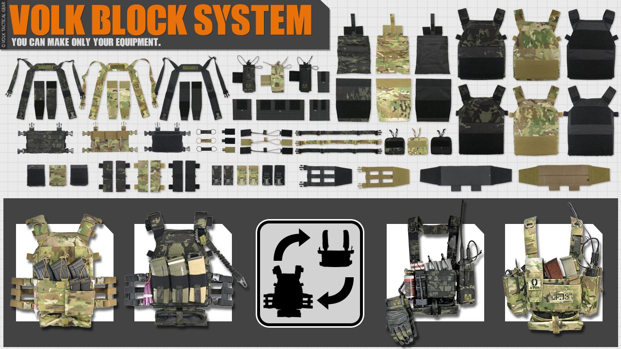 VOLK BLOCK SYSTEM チェストリグ（VOLK あどけなく コンソリ