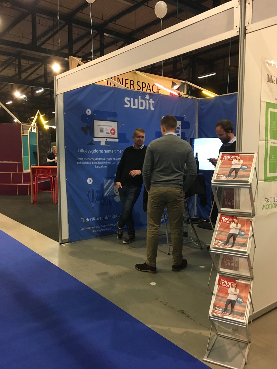 subit_aps's tweet photo. Subit står klar til Skoleledernes Årsmøde igen i dag. Kom forbi og plej dine tømmermænd med en kop kaffe😎 ☕️ 

#skolechat #sklmoede18 #sklmøde18 #skoleliv https://t.co/lMnzuMBsG4