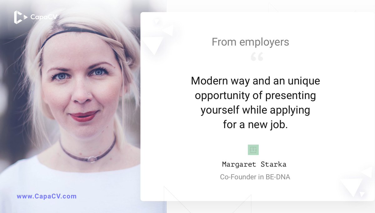 CapaCv's tweet image. An application that allows the candidate to point out his strengths which you might overlook in a traditional paper form cv.

buff.ly/2Px2doA

#jobsearch #jobopening #hiring #resume #job #careers #hr #digitalcv #digitalresume #digitalprofile #innovation  #firstimpression