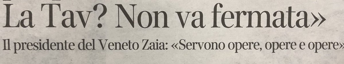 Secondo <a href="/zaiapresidente/">Luca Zaia</a> per far fronte al #maltempo e mettere in sicurezza il territorio servono opere, opere, opere.
E io questo non credo.