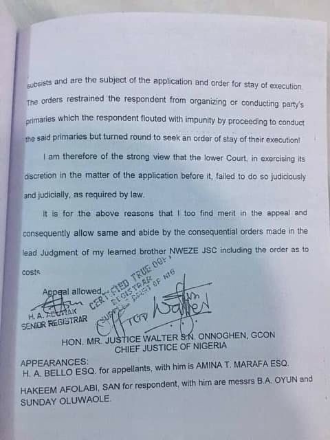 NyewunaO's tweet photo. It does appear that the APC NWC refer to this SC judgement as tissue paper. #RiversApc https://t.co/NjbcpQDvPe