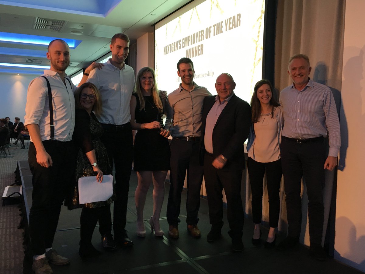 We are absolutely delighted to announce that we won 'Employer of the Year' @BCO_NextGen Awards! When Elliott Wood was established, one of the key goals was to create a place where people wanted to work. To be recognised for this is truly rewarding 🙌🥂🎉 #employeroftheyear