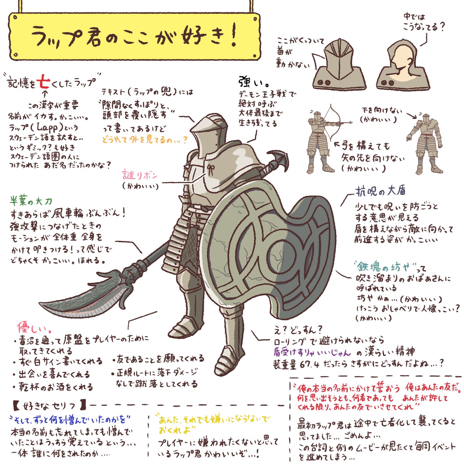 ぱちーづる ラップ君のここが好き ラップ君がいなかったらここまでダクソ3にのめり込んでいなかった気がする ダークソウル3 Darksouls3 記憶を亡くしたラップ T Co Hcyzubuywh Twitter