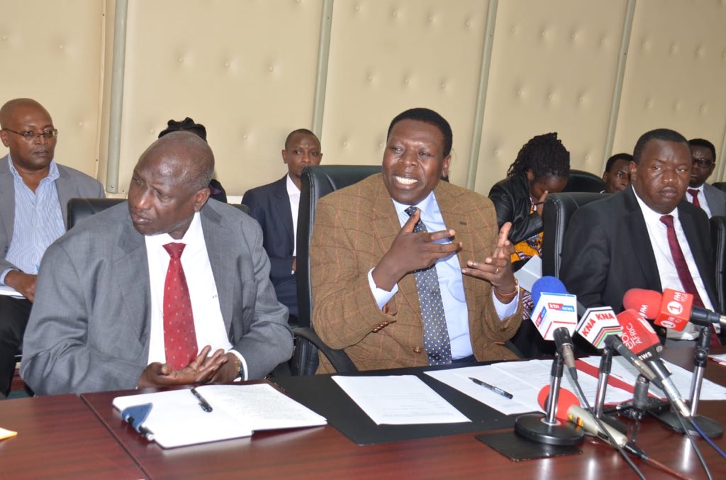 EugeneLWamalwa's tweet image. Briefing the Media during the launch of Inter-Agency Committee team to spearhead preparation of the policy framework to anchor Regional Economic Blocs into law in support of their operations @UKenyatta @WilliamsRuto @KenyaGovernors @GovernorNanok @AnneWaiguru