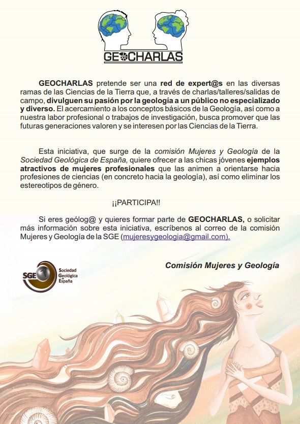 mujerygeologia's tweet photo. ¿Eres geólogo? ¿Te gustaría participar en charlas para dar a conocer nuestra #ciencia?  
Desde nuestra comisión queremos que nos hagáis llegar qué actividades podéis hacer y dónde, para hacérselo llegar a centros de vuestro entorno. 
¡Va a ser genial! https://t.co/JbBbrAP7cR