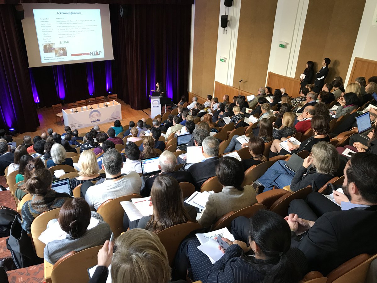 ChildrensTumor's tweet photo. The Joint Global NF Conference in Paris is under way! Early morning session on cutaneous neurofibromas, hosted by NTAP, is absolutely packed - standing room only. Follow along on social media this weekend for Conference updates. #ENDNF #NFPARIS2018 https://t.co/JTZL3hOn2b