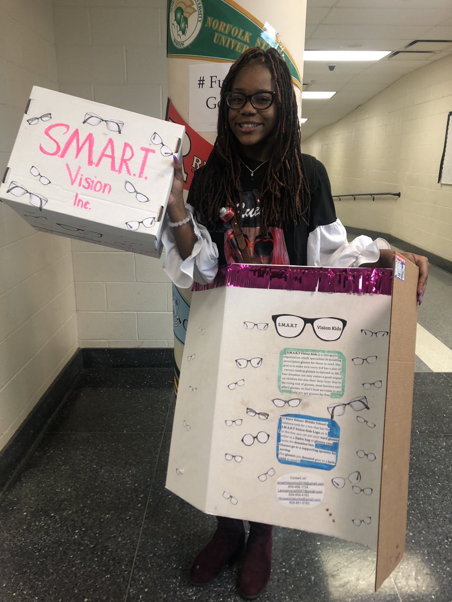 JKCougars's tweet photo. Service Learning af JKMS! Donate a pair or more of gently used glasses 👓 for children. So proud of our scholars who seek to help others! #JKMS! Contact us if you would like to donate ! @djkhaled @Oprah @djdiamondkuts @NICKIMINAJ @MichelleObama https://t.co/u4AF5Xc7fY