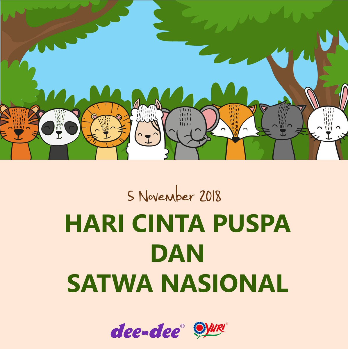 deedeechildren's tweet photo. Mari kita jaga kelestarian puspa dan satwa untuk anak cucu kita nanti :)

#HariCintaPuspaDanSatwaNasional https://t.co/4goJxE8cHX