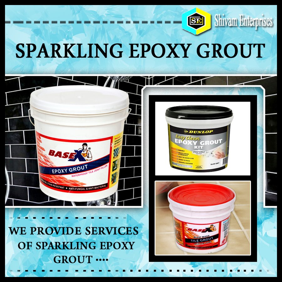 shivamadhesive's tweet photo. High-performance epoxy grout with SPARKLING effect for walls &amp; floors. 
#epoxy #grout #SPARKLING #home #decor #design #floor #wall #Manufacturer #suppliers #Delhi
For More Info:- https://t.co/z7idx44DUi https://t.co/Gd39oJQrLT