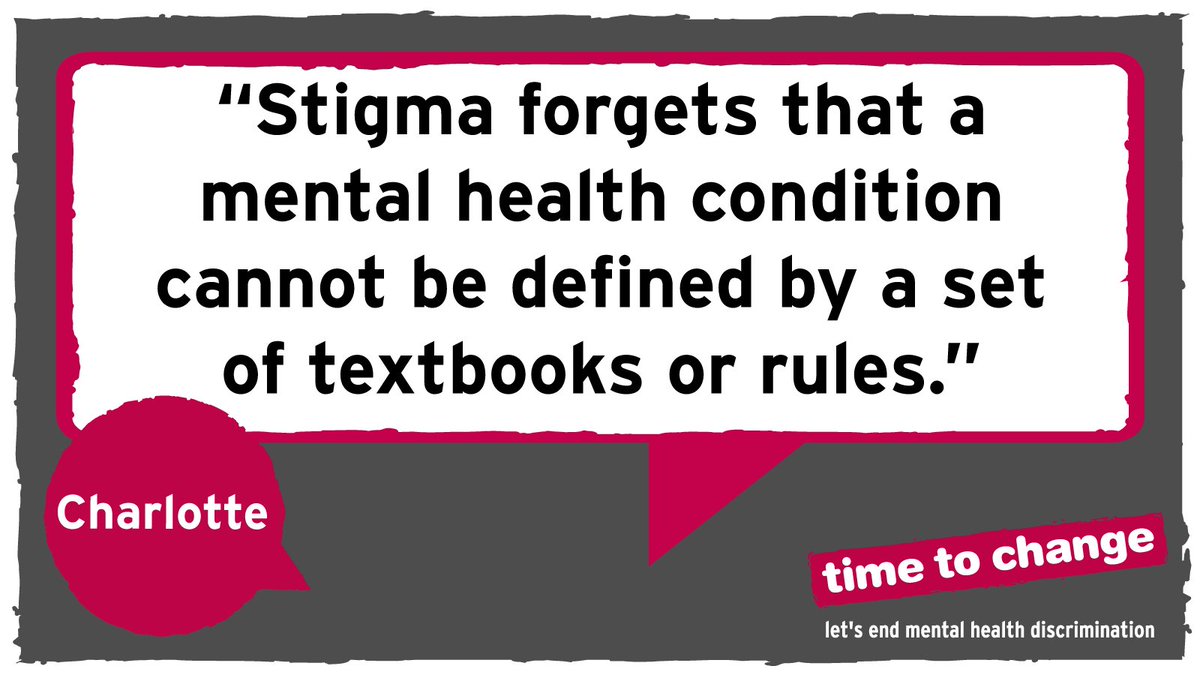 "My physical appearance does not dictate my ability and nor does my mental illness. As much as no one knows the path you walked, you shouldn’t assume to know a person’s whole life story."  

Read Charlotte's blog about the impact of stigma: bit.ly/2qmLOVq