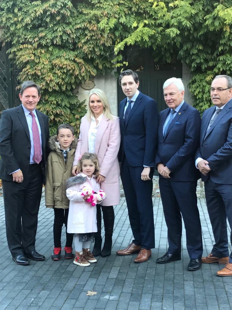 heartchildren_'s tweet photo. The 3rd Annual Conference of the All-Island Congenital Heart Disease (CHD) Network takes place today in the magnificent setting of Farmleigh House, Phoenix Park. Thanks to Amy, Jack &amp; heart children member Faye for attending this morning. #allisland #chdconference #teamhci ❤️ https://t.co/0f92Jq9FsE