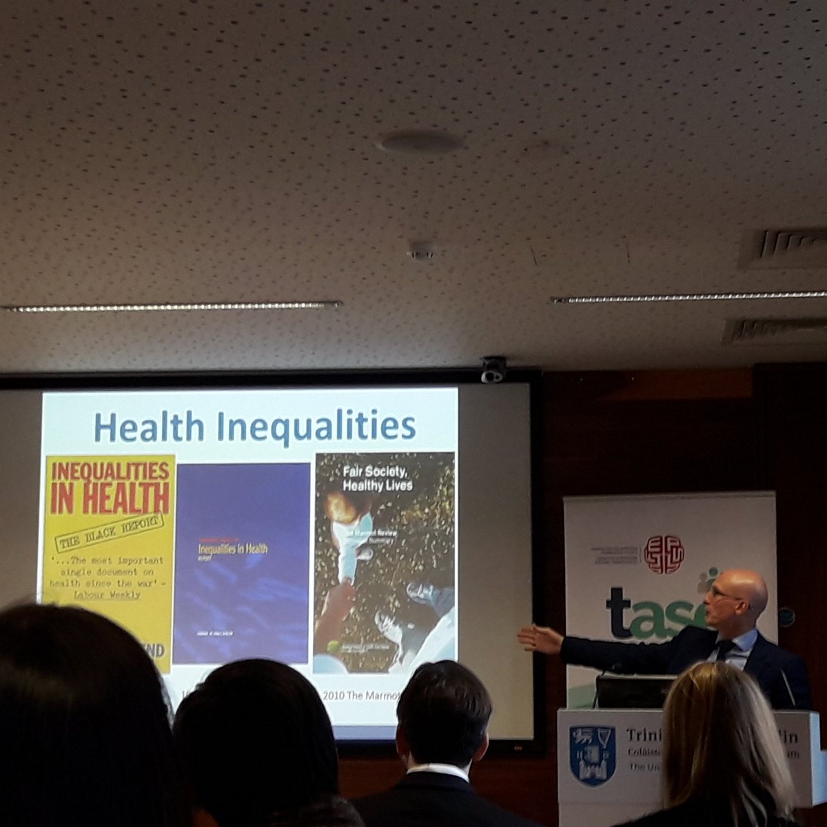 Aine_Buggy's tweet photo. Thought provoking presentations this morning at the Reducing Health Inequalities in Ireland seminar @tcddublin #FEPS #tasc https://t.co/5rVcjbR7iE