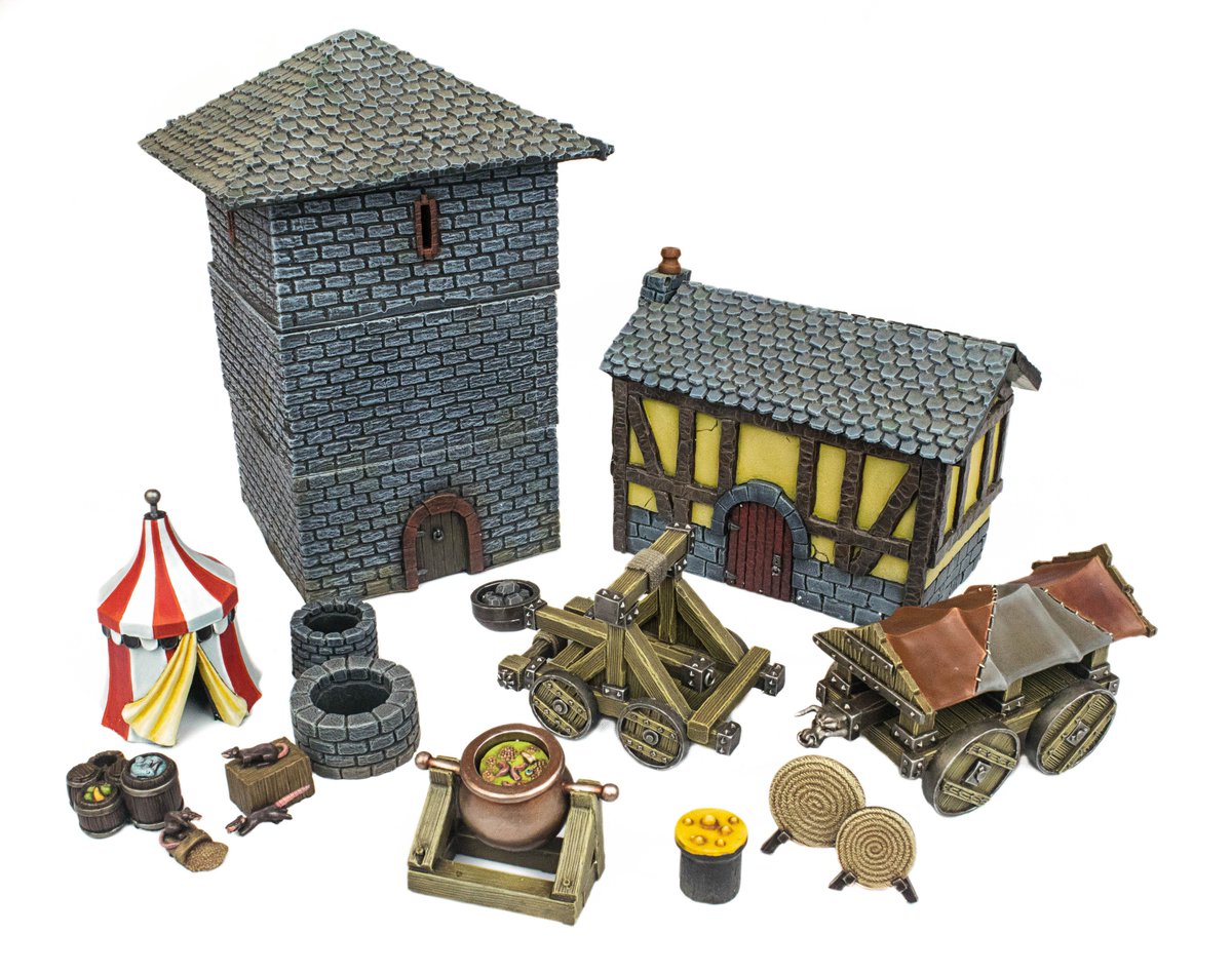 ItaliaWws's tweet photo. Mentre aspettiamo l'uscita ufficiale dei nostri nuovi prodotti della gamma Medieval Town, ecco la gamma Medieval Siege! Amazing
#WarGames #modellismo #miniatura #paesaggio #diorama #warlord #flamesofwar #40k https://t.co/wbvVhyZXsz
