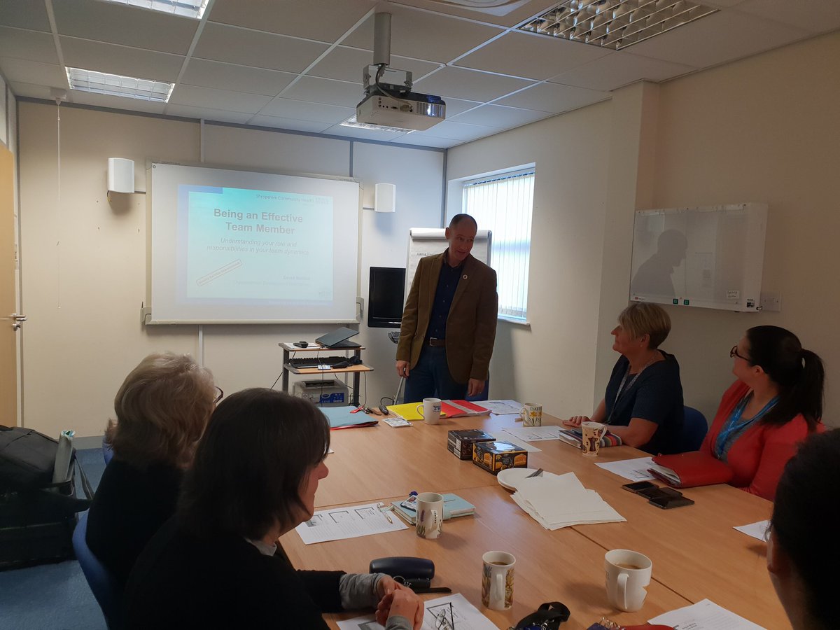 shropcom_CCNS's tweet photo. Today, David Ballard, Organisational Development Practitioner from @shropcomod visited the #CCN Team to deliver a really engaging session on Being An Effective Team Member - Thanks David 😃
#continuingdevelopment #learning #timeforreflection #communication
#alloneteam https://t.co/kiKPVyZFh6