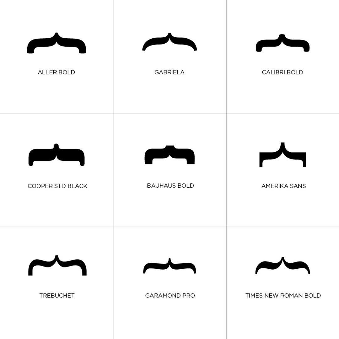 Fontown_'s tweet photo. No queríamos dejar pasar #Movember #Movember2018 sin regalaros bigotes ;) #tipografia #corchetes https://t.co/NV8d9C8O9H
