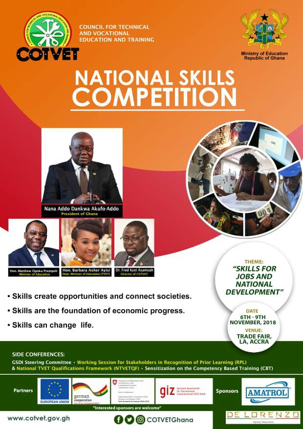 #SkillsForJobs Skills can change life #TheChangeWeVotedFor #FollowYourPresident @NAkufoAddo @Generals_Creed @Clickmanteaw @AbbanyawYaw @royaltcafe2012 @TynaNarteh @ikbonney @kaessuman @KwameGyan @lentsuah @Adomonline @LisgeeA @IssifuLina @stangleo @OhemaaSolace @peacefmonline