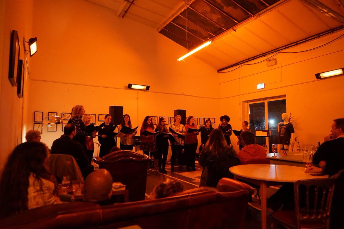BermondseyVoice's tweet image. Bermondsey Voices performing in @ShortwaveSE16 Café last Saturday 27 October 2018! Our next #performances :
• #SouthwarkCathedral ❤️🎵 Saturday 1 December 1pm 
• #ChristmasConcert 🎄🎄 in Shortwave Cafe Saturday 8 December 7.30pm
#choir #singing